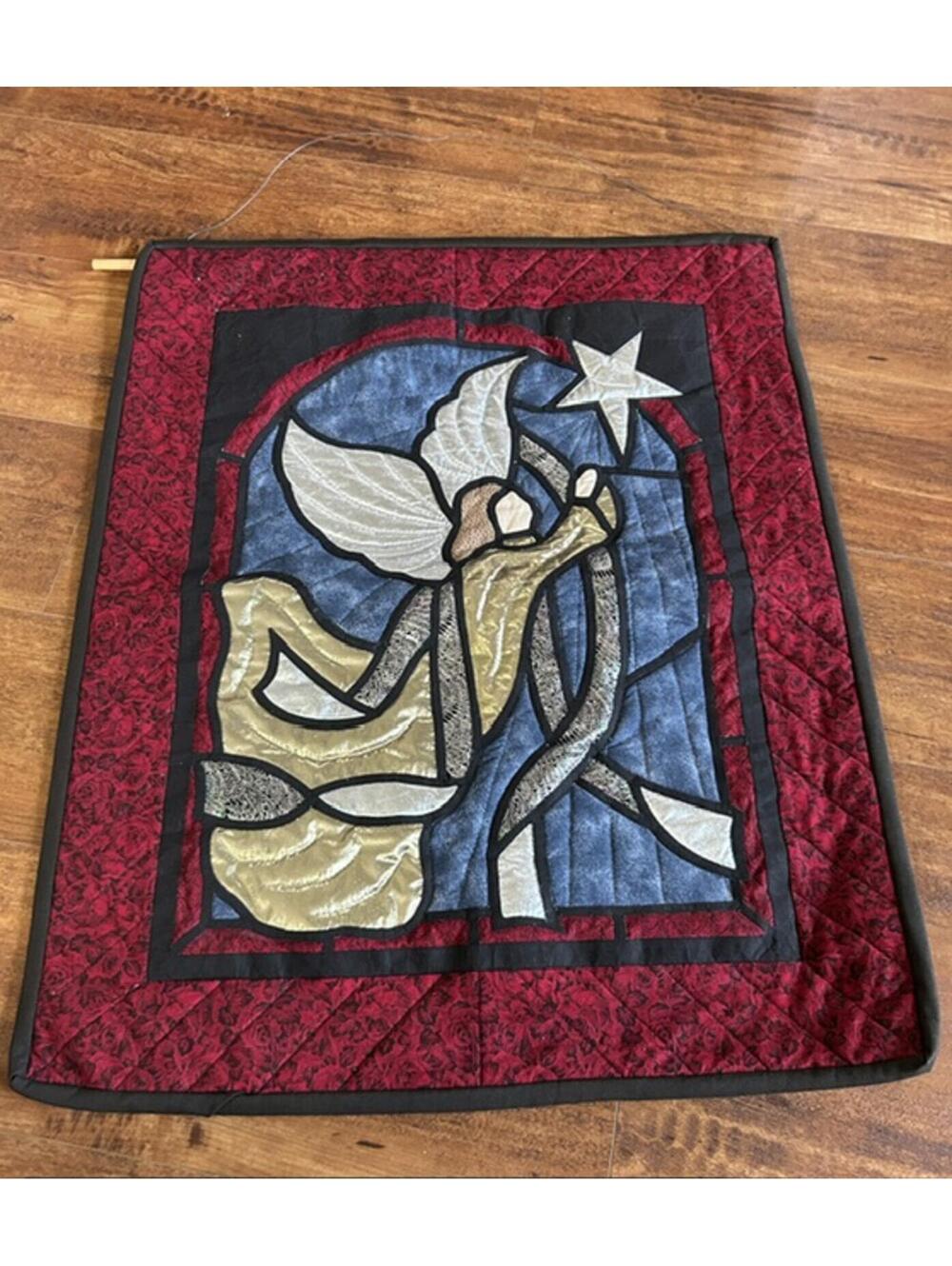 Handmade Quilted Angel Wall Hanging